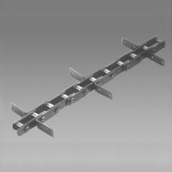 刮板滚子链条LLT型